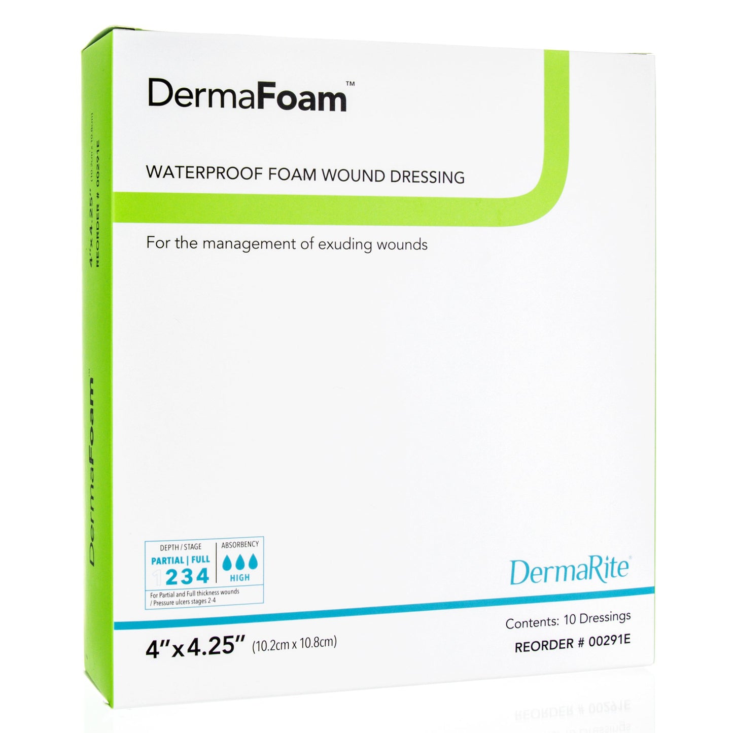 DRESSING, DERMAFORM 4"X4.25" (10/BX)