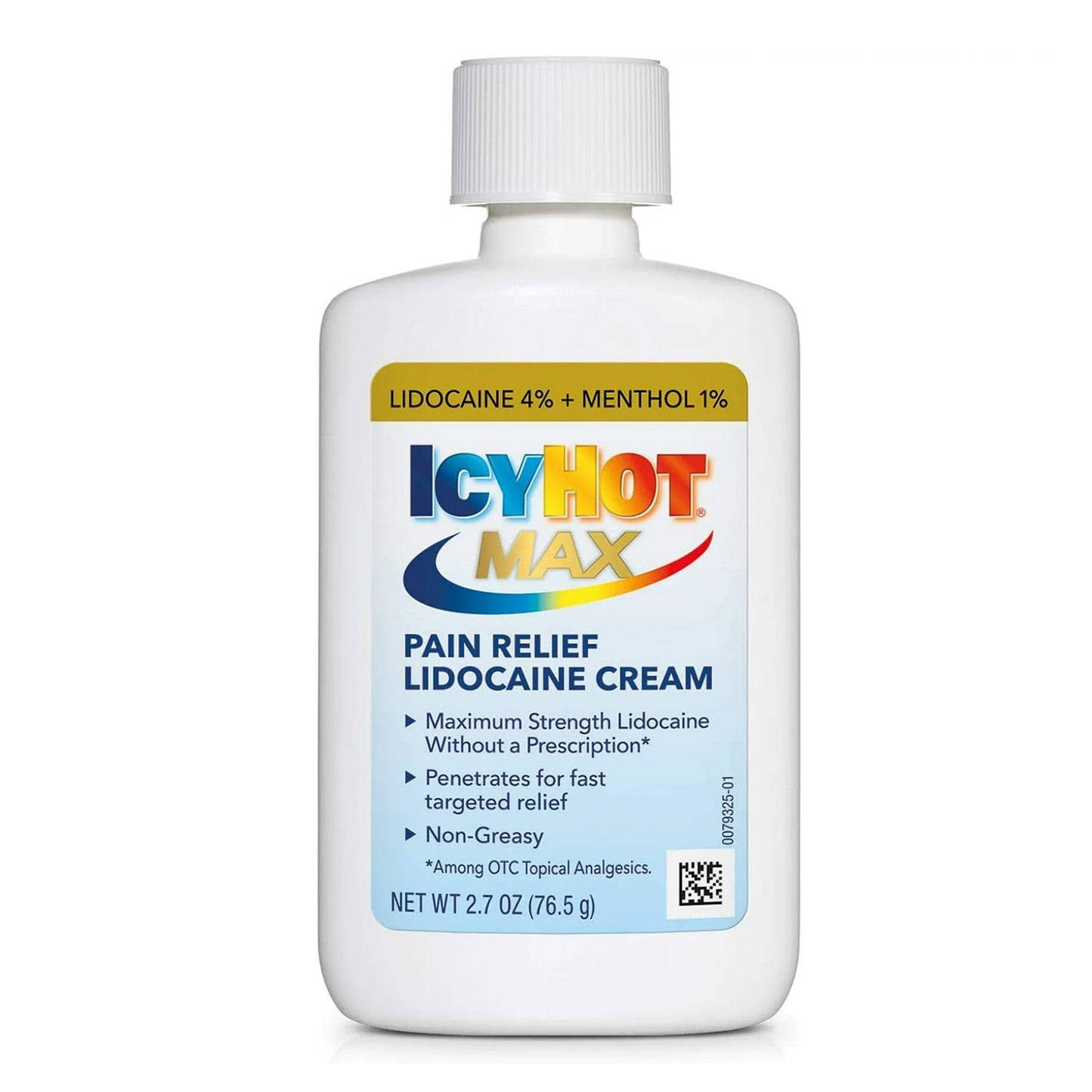ICY HOT, CRM LIDOCAINE PAIN RELIEF 2.7OZ