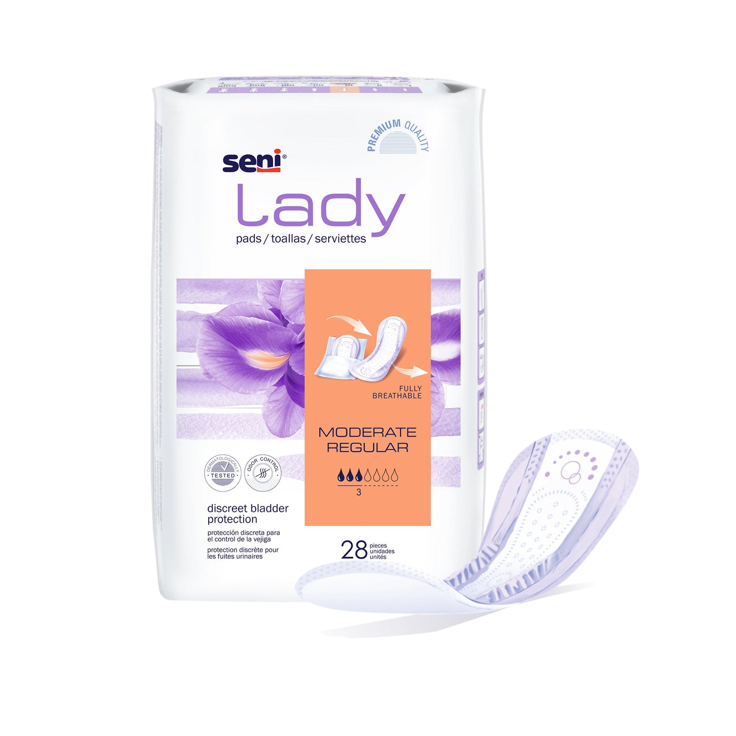 PAD, SENI LADY MODERATE REG (28/PK 6PK/CS)