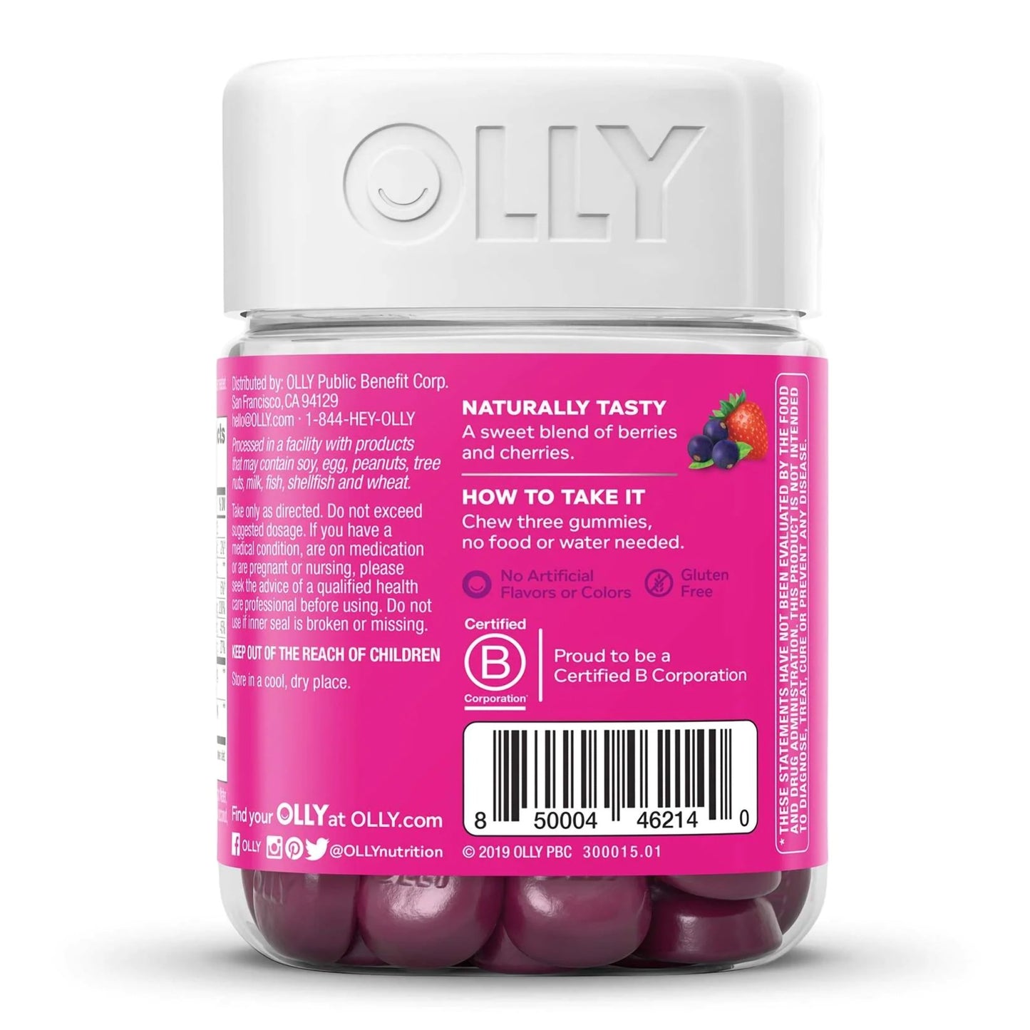 OLLY, GUMMY ACTIVE IMMUNITY BERRY BRAVE (45/BT)