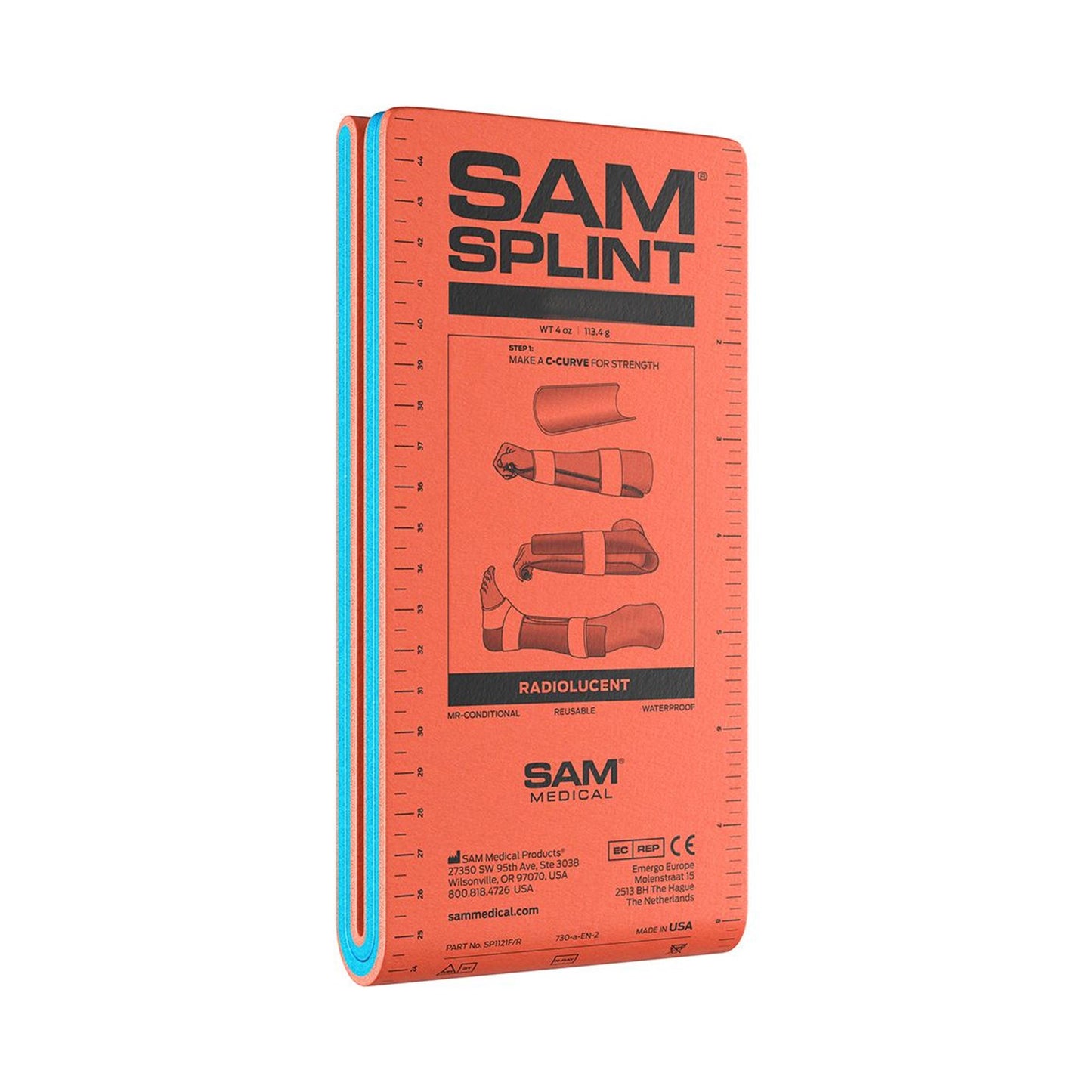 SPLINT, SAM 4X18 ORG PRESTN