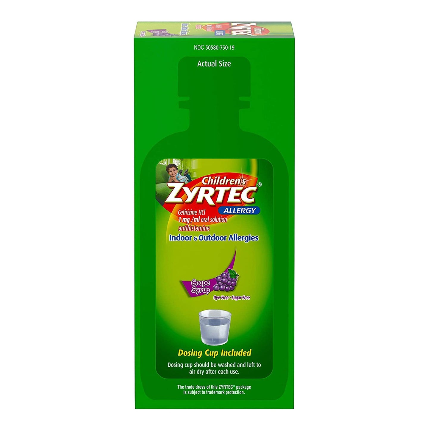 ZYRTEC, SOL ALLERGY CHILDREN GRAPE 24HR 1MG/ML 4OZ