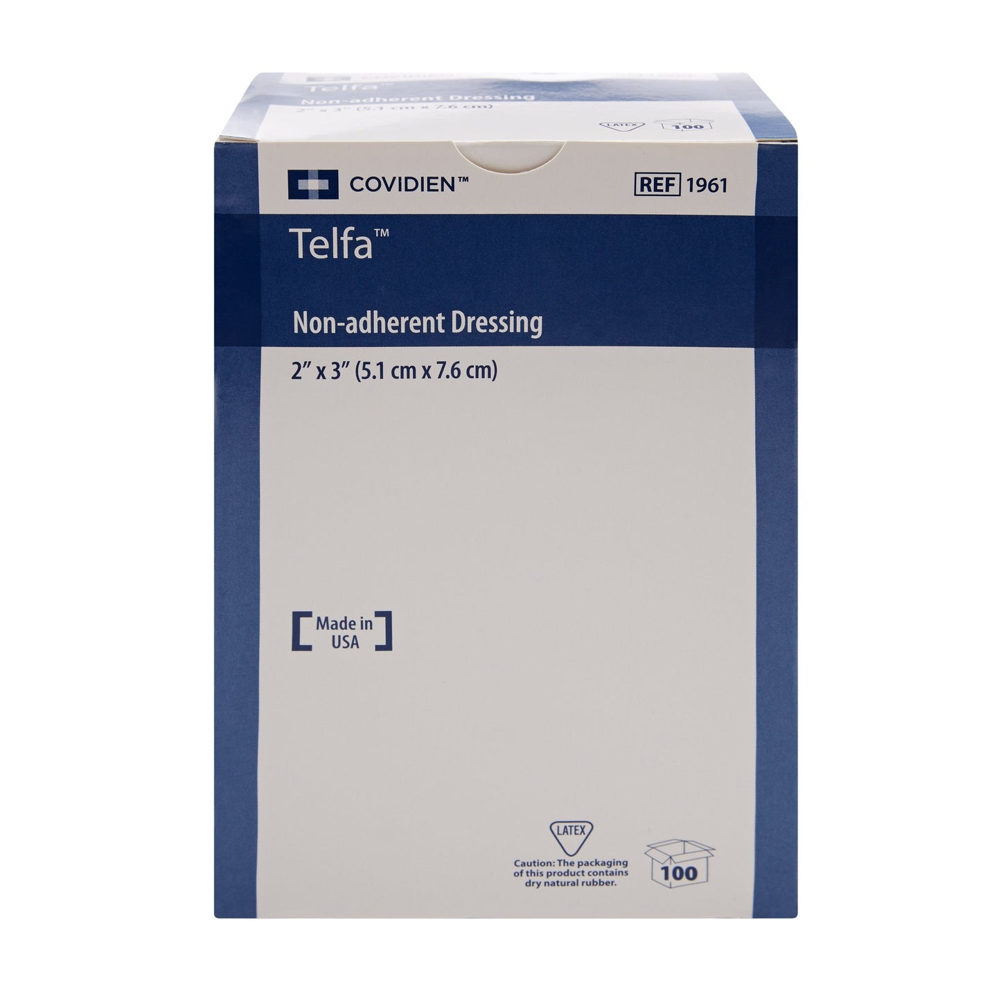 DRESSING, TELFA STR 2"X3" 1'S NON ADH (100/CT)