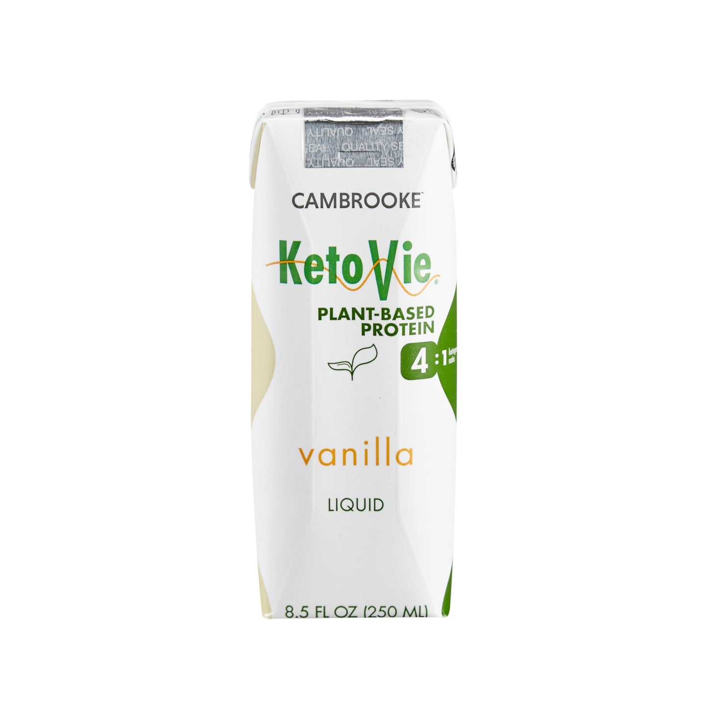 SUPPLEMENT, ORAL KETOVIE 4:1 PLANT BASED VAN 8.3OZ (30/CS)