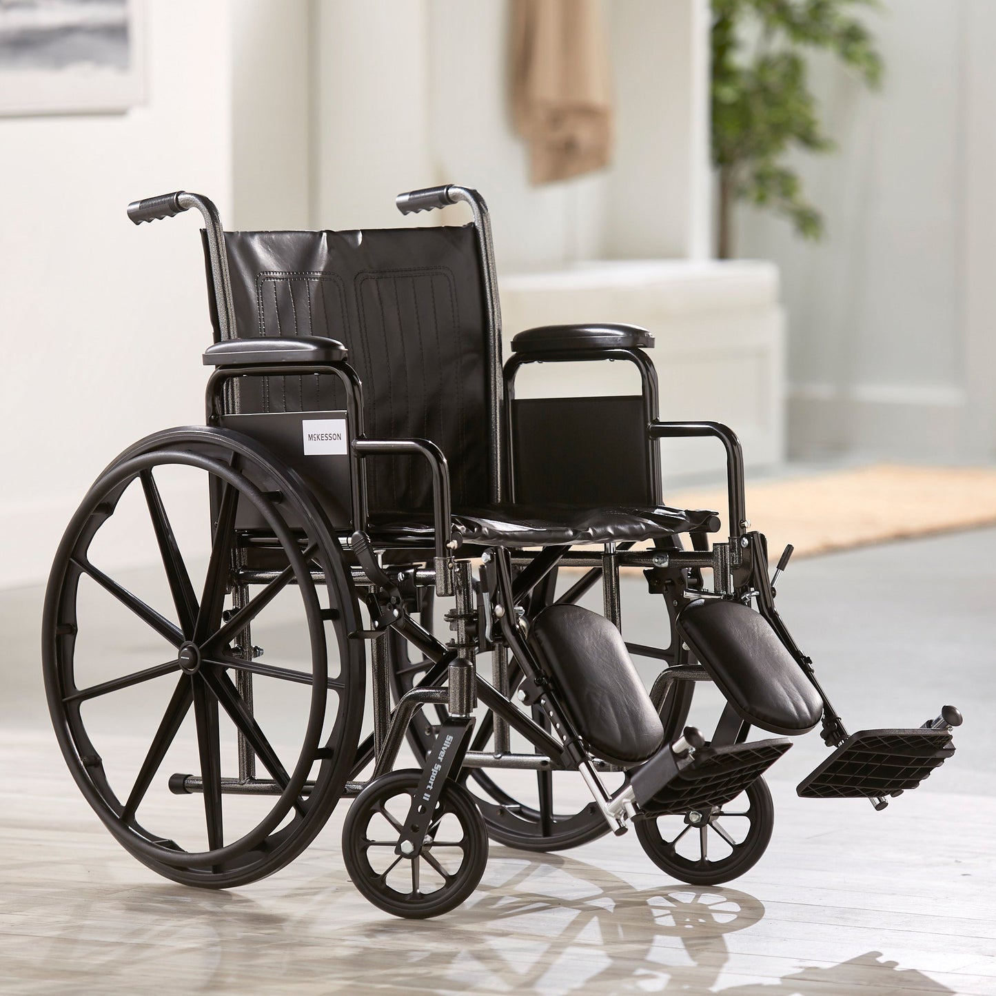 WHEELCHAIR, DDA ELR 20" 350LBSS