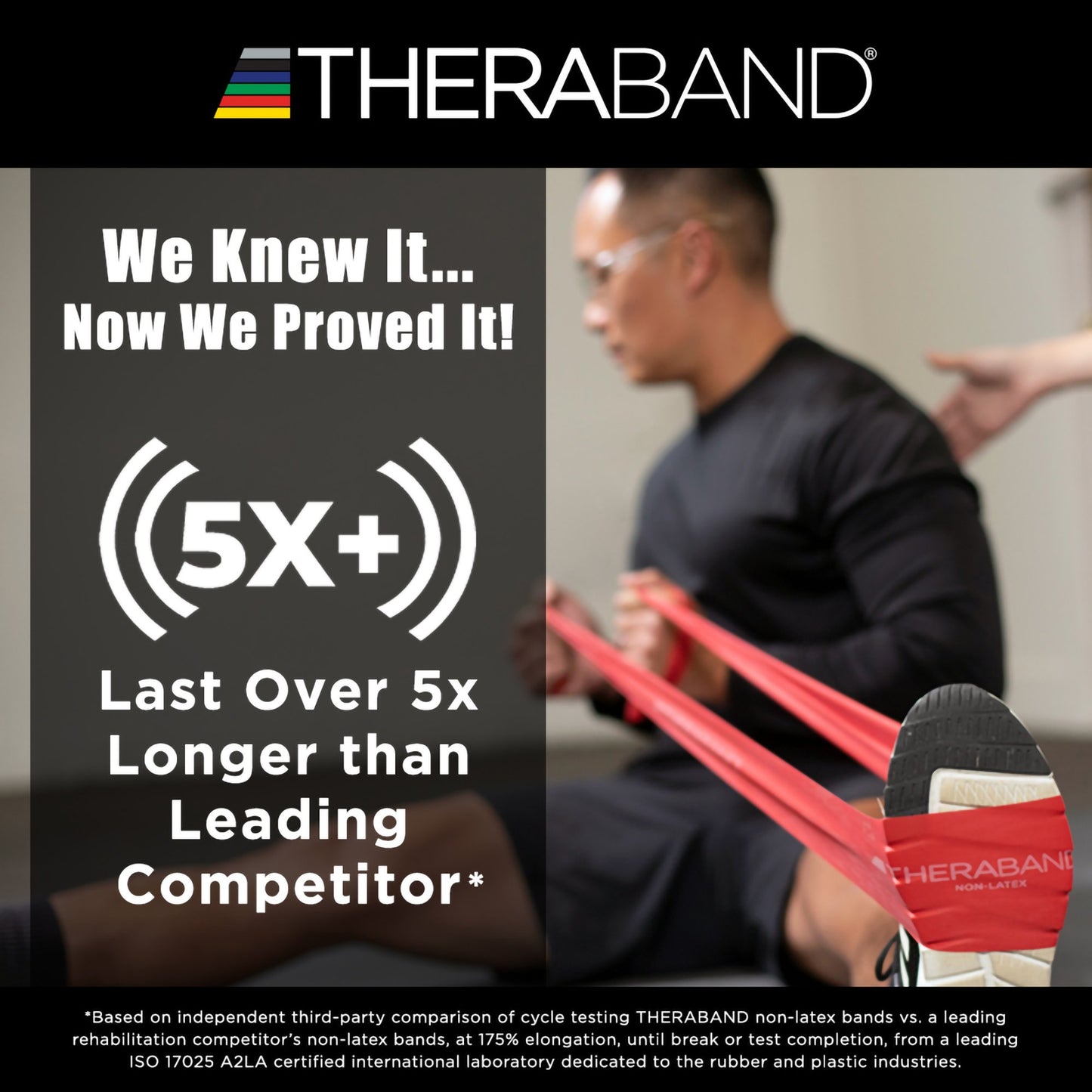 THERABAND, LF GRN (25YD/RL) HYGNIC