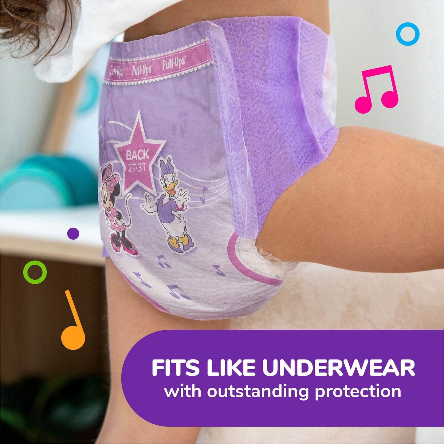 PANTS, TRAINING PULL-UPS LEARNING DESIGN GIRL 4T-5T (17/PK 4