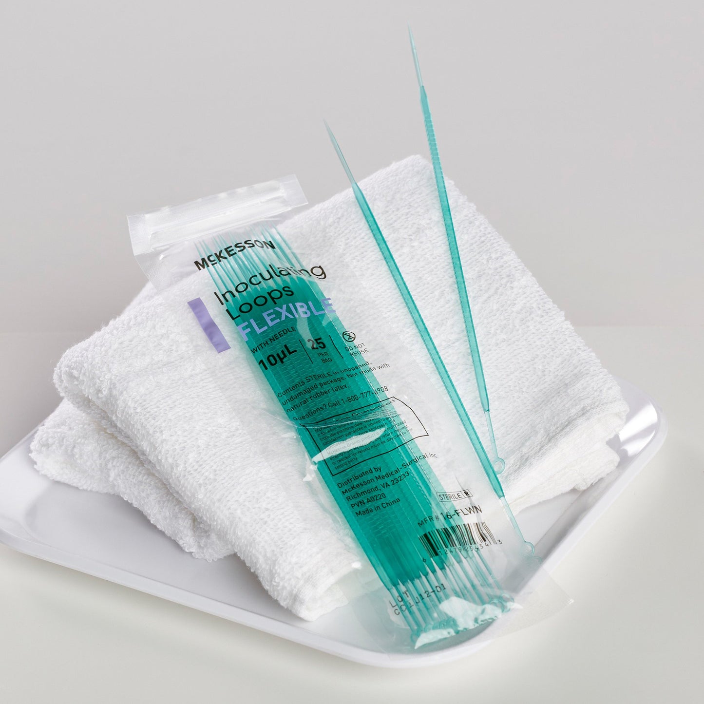 LOOP, INOCULATING FLEX W/NEEDLE 10UL (25/BG 40BG/CS)