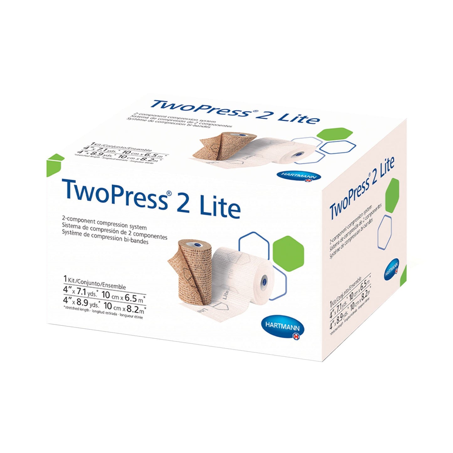 BANDAGE KIT, COMPRESSION W/INDICATOR & 2BNDG (8KT/CS)