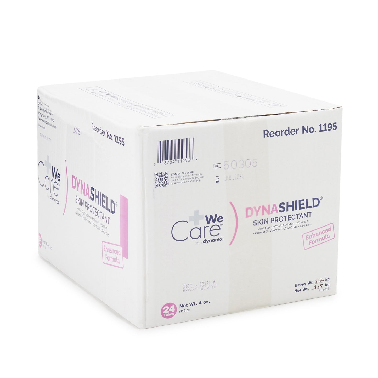 CREAM, BARRIER DYNA SHIELD SKIN PROT TU 4OZ (24/CS