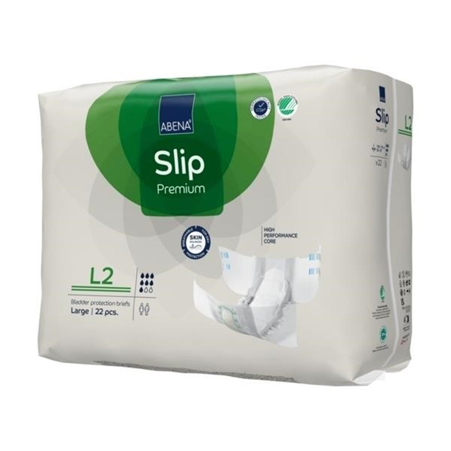 BRIEF, INCONT ABENA SLIP PREM ADLT L2 LG (22/PK 4PK/CS)