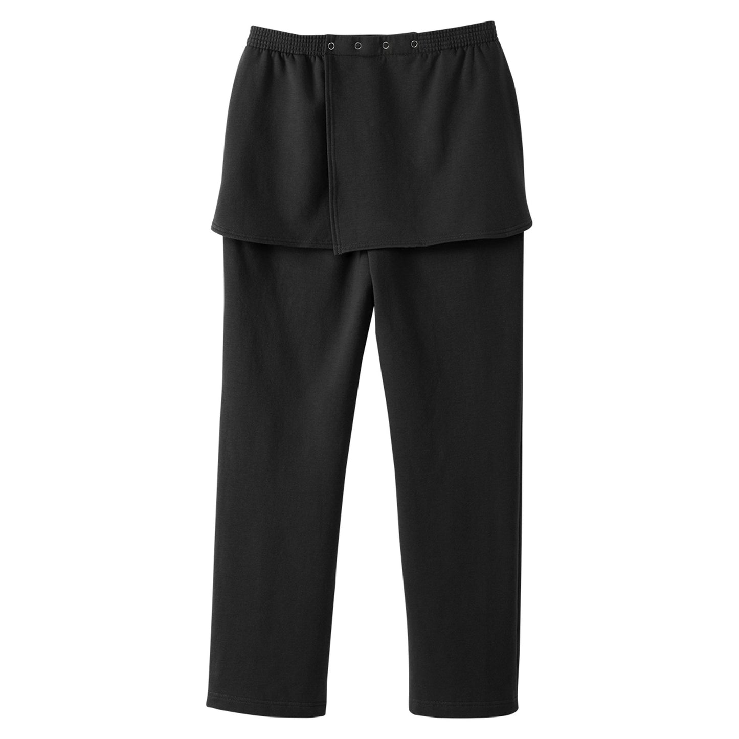PANTS, FLEECE WMNS OPEN BACK SEAMLESS BLK LG