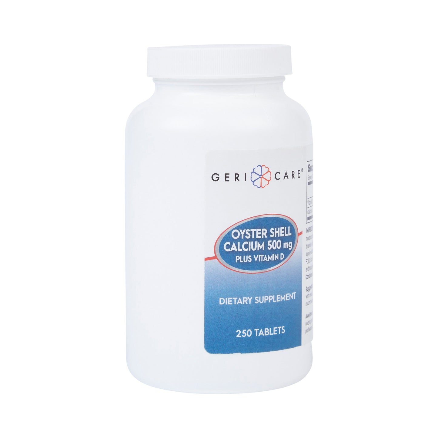 OYSTER SHELL CALCIUM, TAB 500MG +VITMN D3 200IU (250/BT)