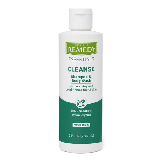 SHAMPOO/BODY WASH, GEL REMEDY ESSENTIALS 8OZ (36/CS)