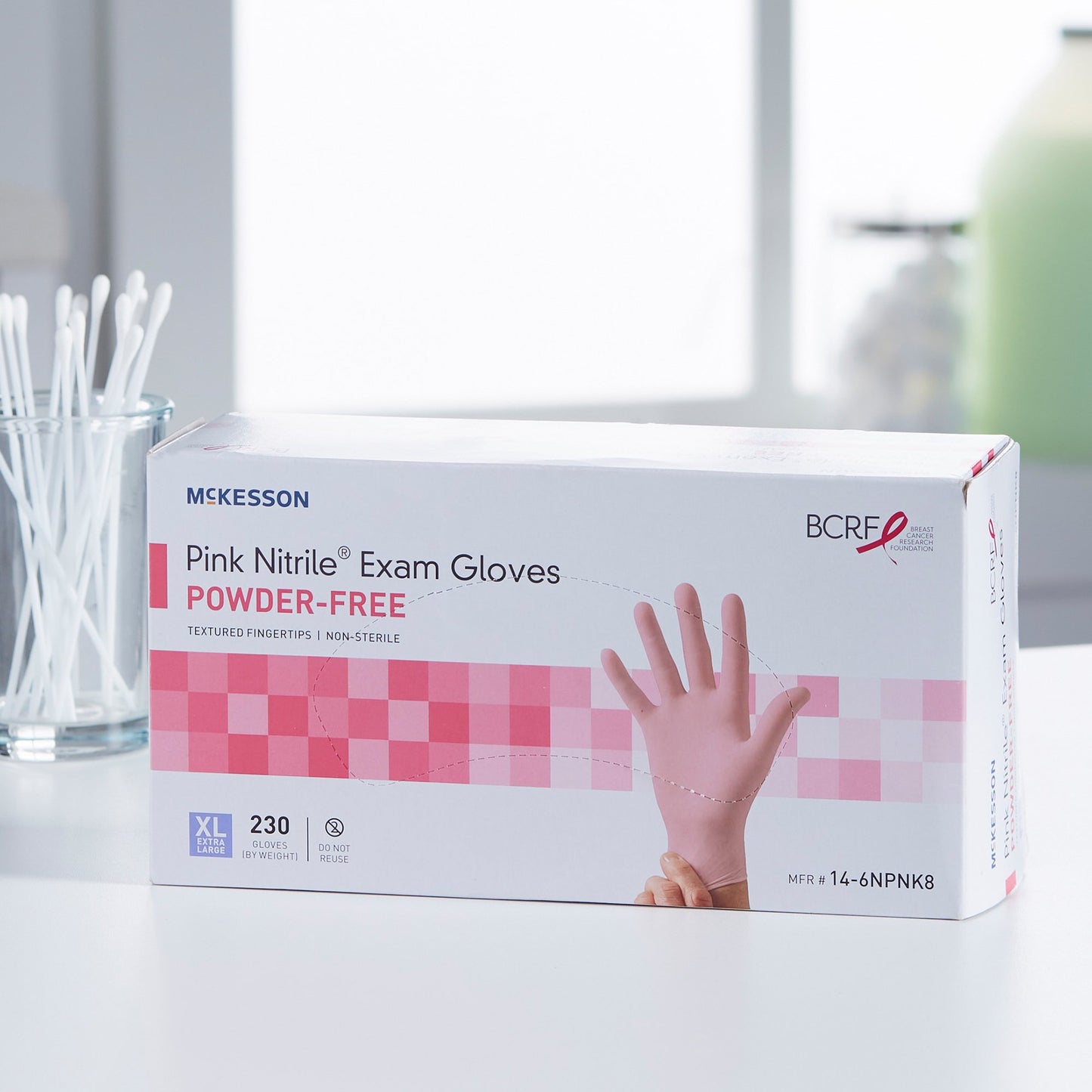 GLOVE, EXAM NTRL XL N/S PNK 3.0 (230/BX 10BX/CS)