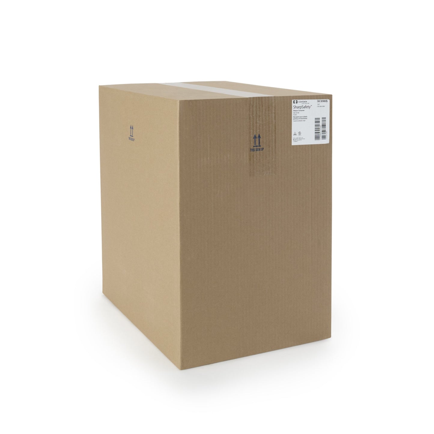 CONTAINER, SHARPS RED/CLR 8GL LID (10/CS)