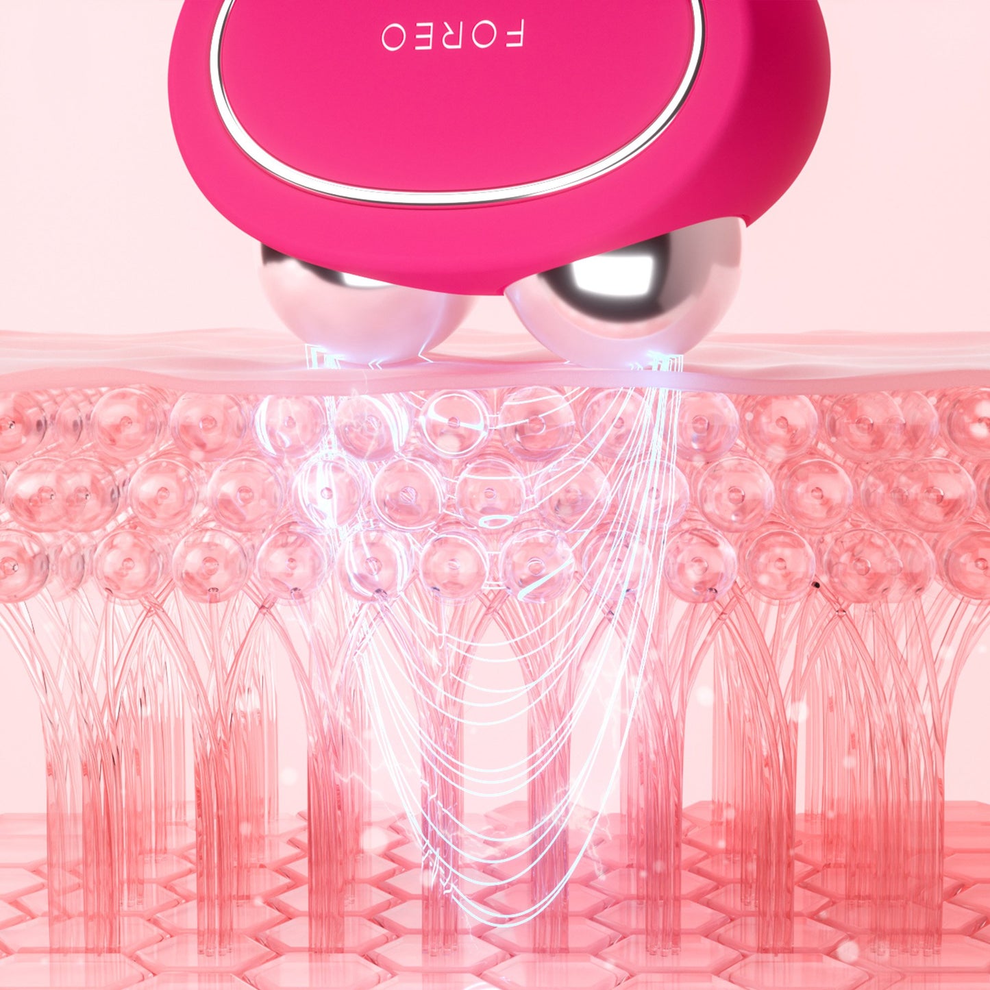 DEVICE, MICROCURRENT BEAR 2 TONING SCULPTING TOOL FUCHSIA