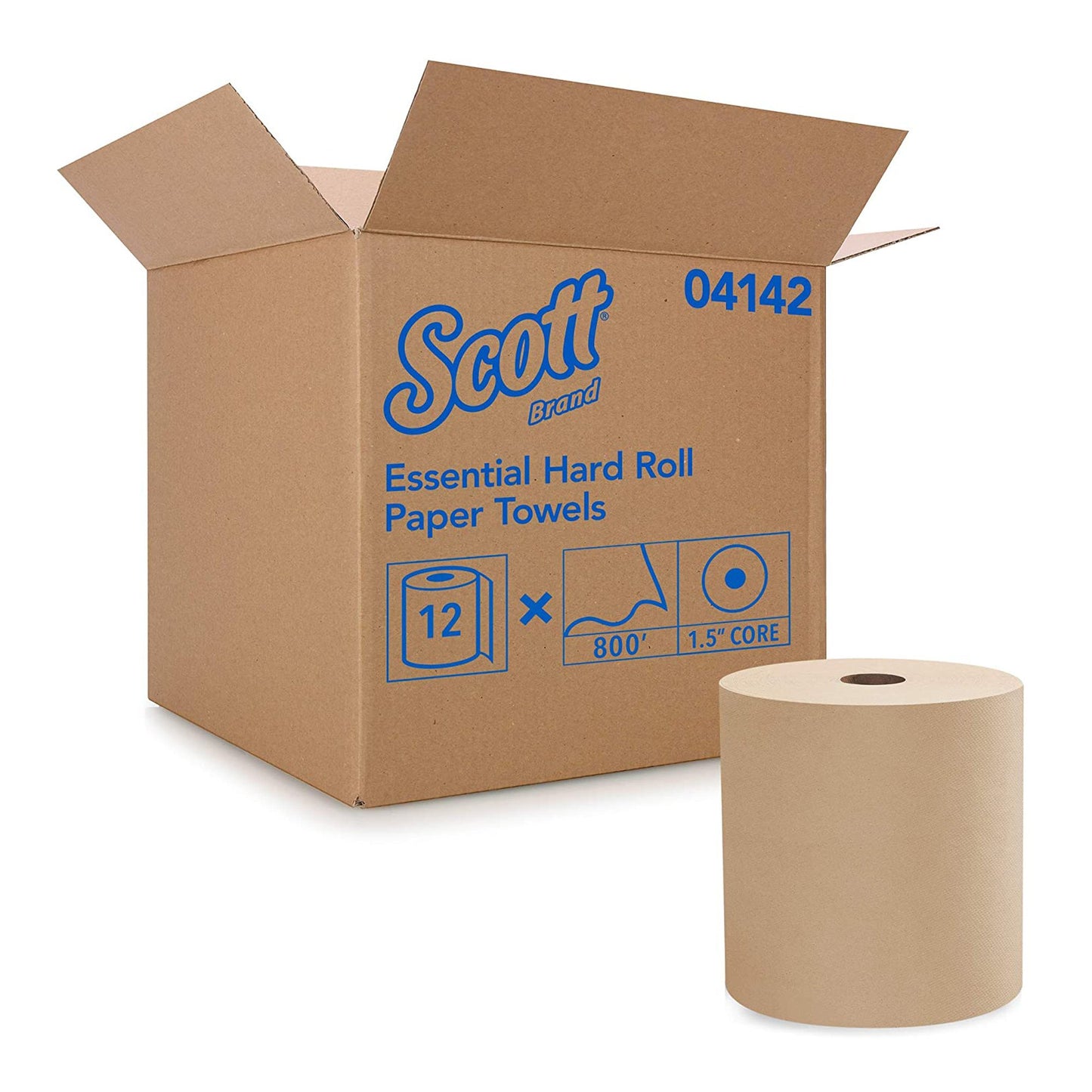 TOWEL, PAPER BRN HARD RL (800'/RL) KIMCON