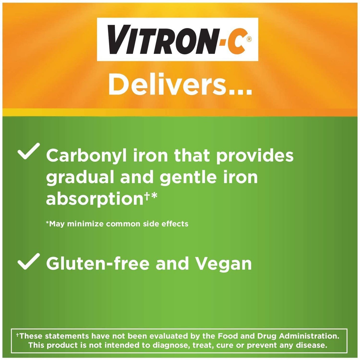 VITRON-C IRON+C, TAB 200-125MG(60/BT)