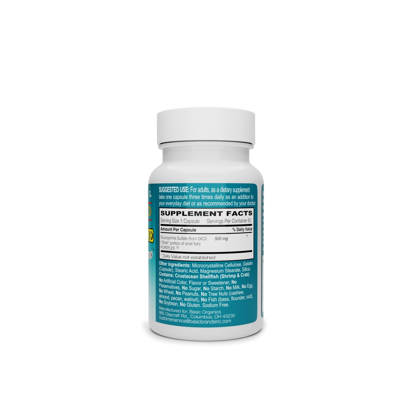 GLUCOSAM SULFATE, CAP 500MG (60/BT)