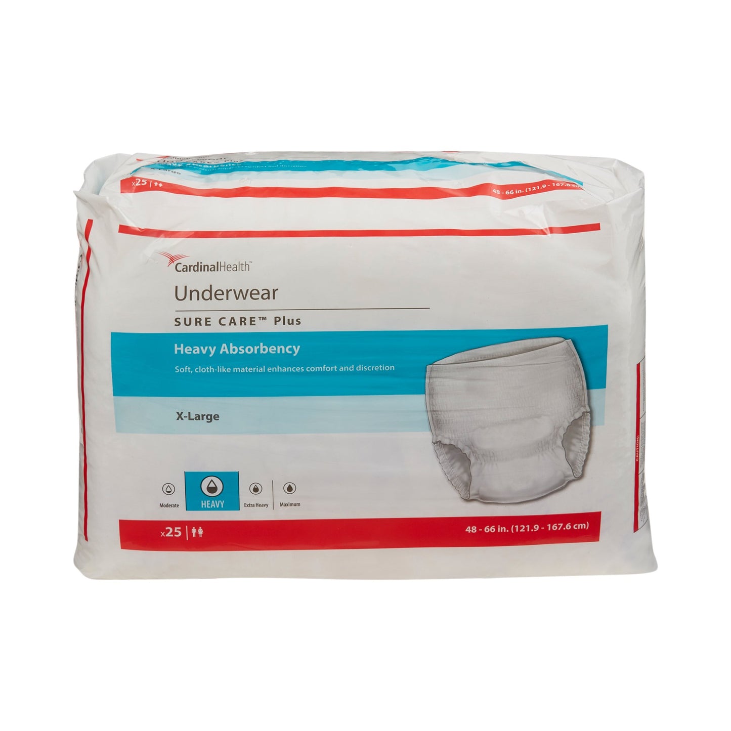 UNDERWEAR, INCONT SURECARE XLG(25/BG 4BG/CS) KENICO