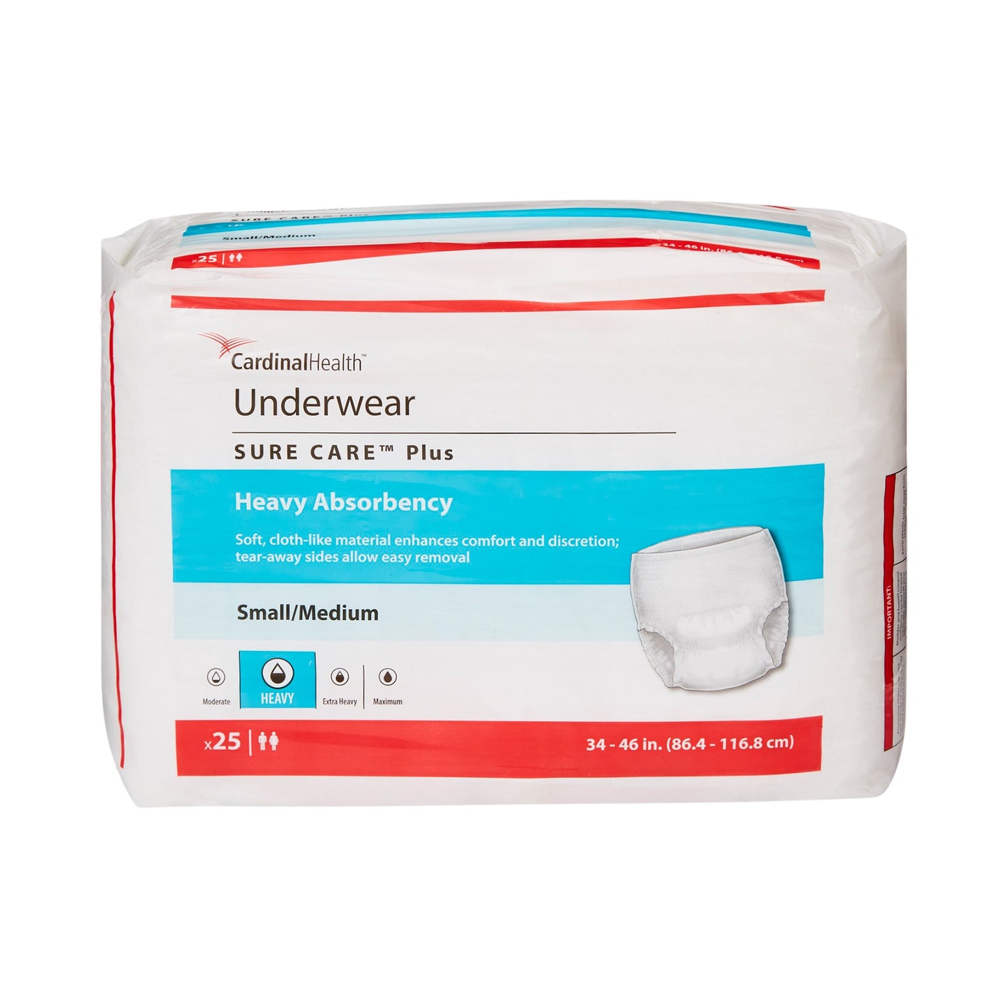 UNDERWEAR, INCONT SURECARE MED(25/BG 4BG/CS) KENICO