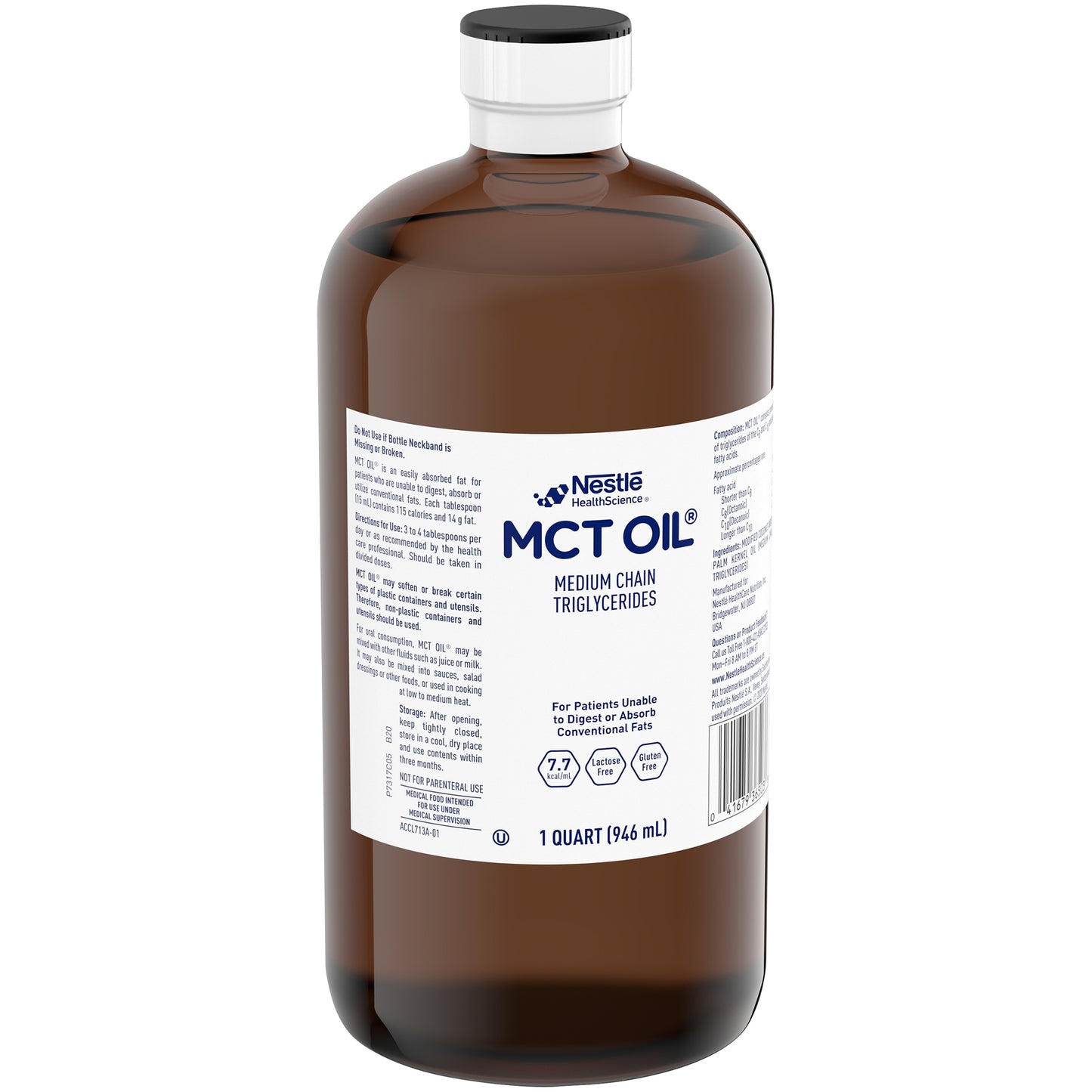 MCT OIL, UNFLAV 32OZ (6/CS)