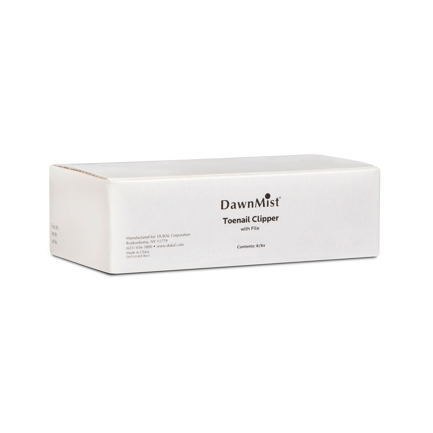 CLIPPER, TOENAIL W/FILE 3.25" LONG (6/BX 24BX/CS)