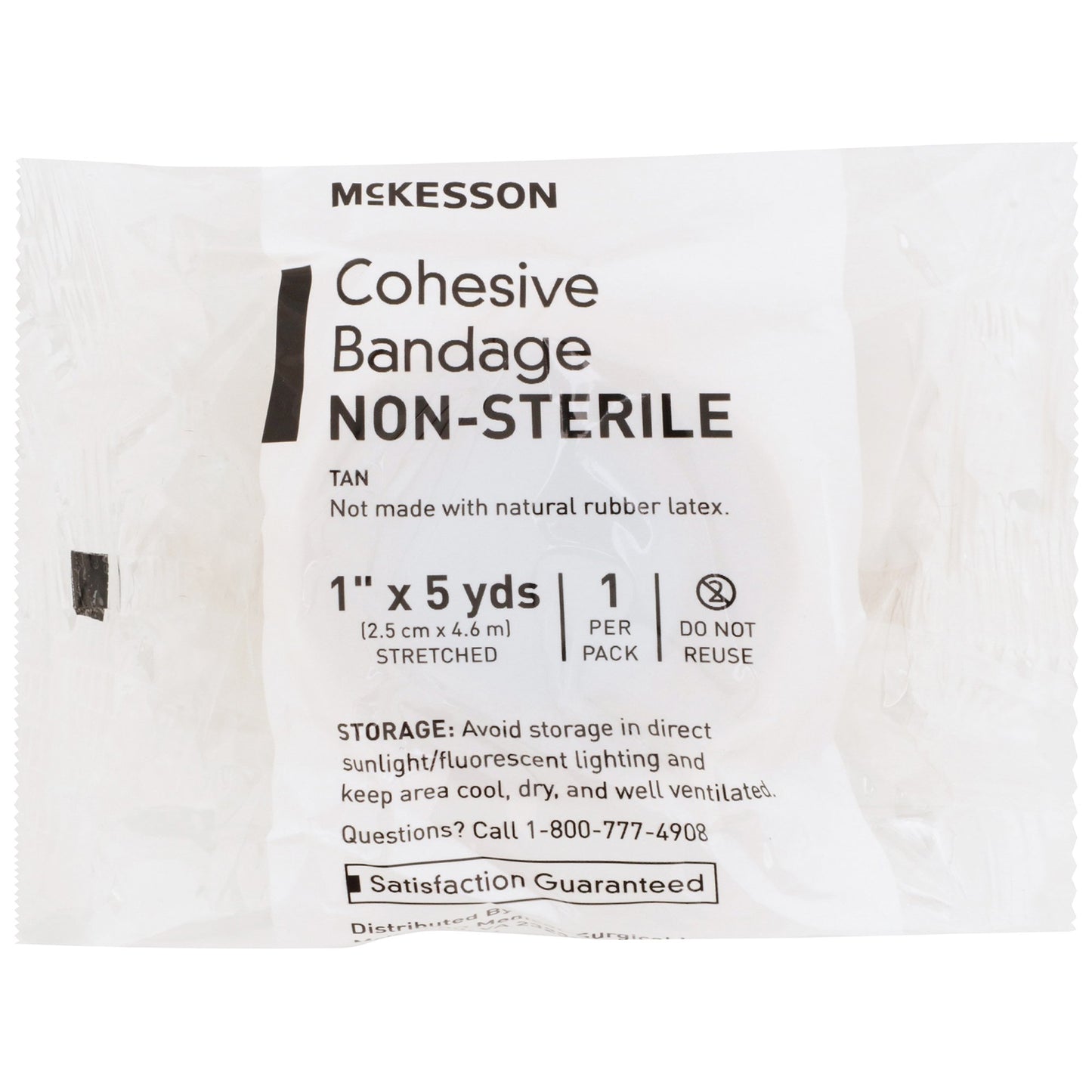 BANDAGE, COHESIVE N/S LF TAN 1" (30/CS)