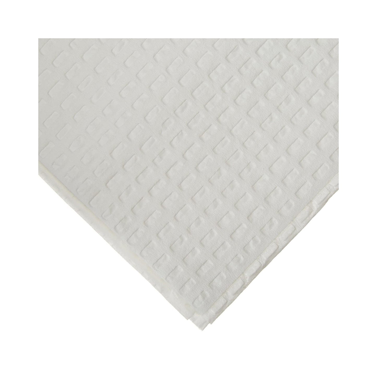 TOWEL, 2PLY/POLY WHT 13X18 (500/CS)
