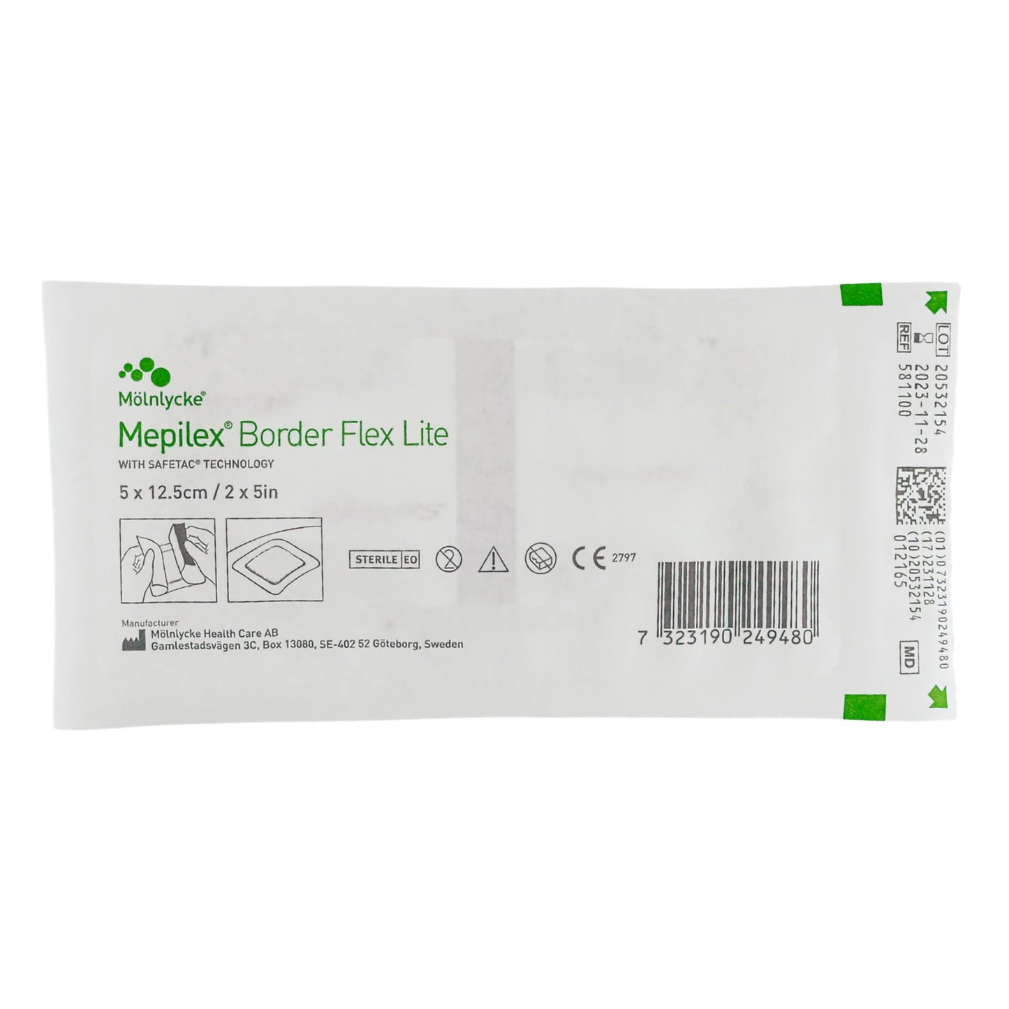 DRESSING, BORDER FLEX LITE 2"X5" (5/BX 13BX/CS)