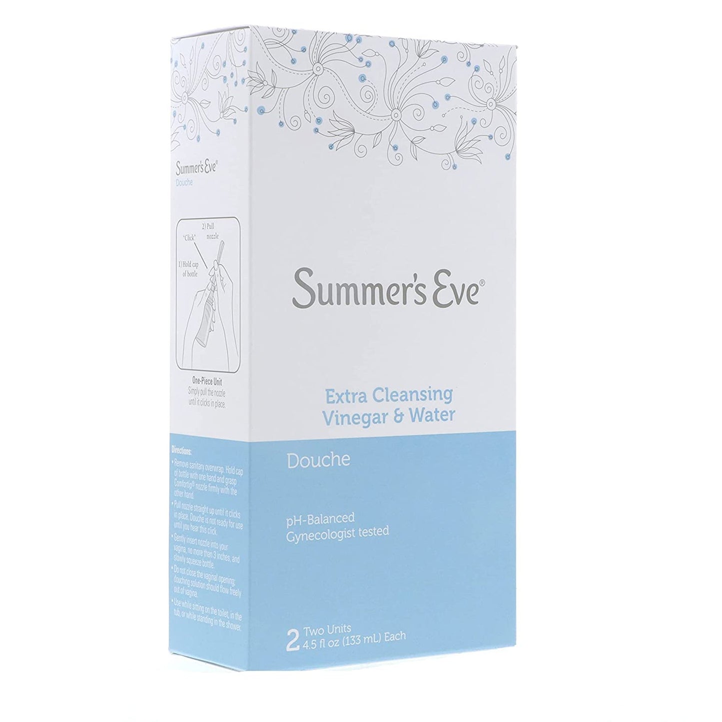 DOUCHE, SUMMERS EVE VINEGAR & WATER SOL (2/BX)