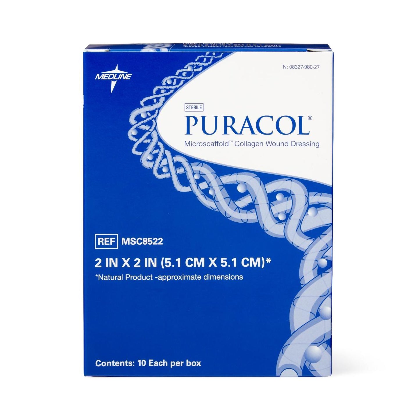 DRESSING, COLLAGEN PURACOL 2X2(10/BX 5BX/CS)