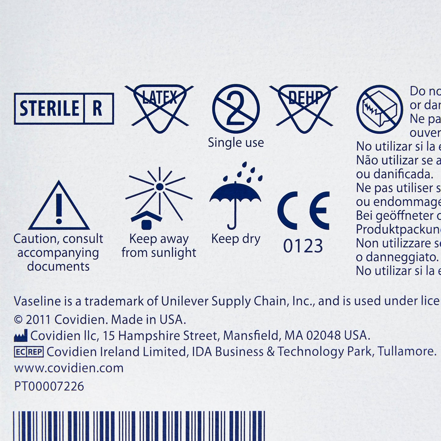 GAUZE, CISION DRSNG STR 1"X8" (50/BX) KENDAL
