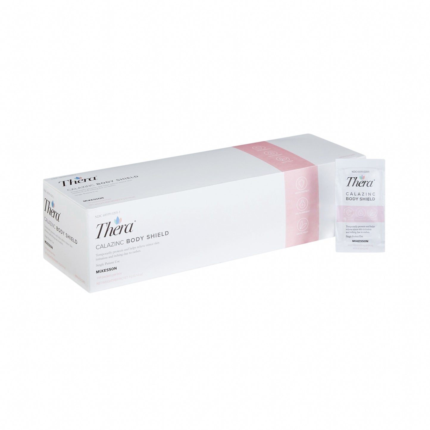 SHIELD, BODY THERA CALAZINC 4GPKT (144PKT/BX 6BX/CS)