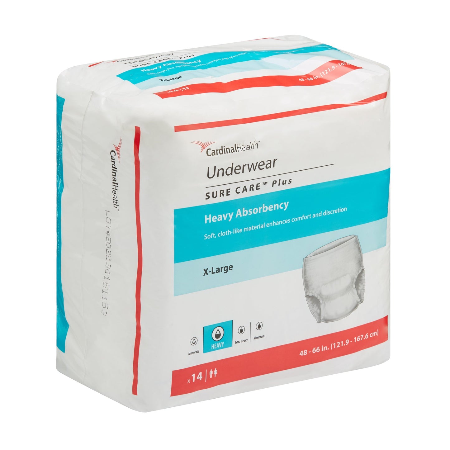 UNDERWEAR, SURECARE XLG 54"-64" (14/BG 4BG/CS) KENICO