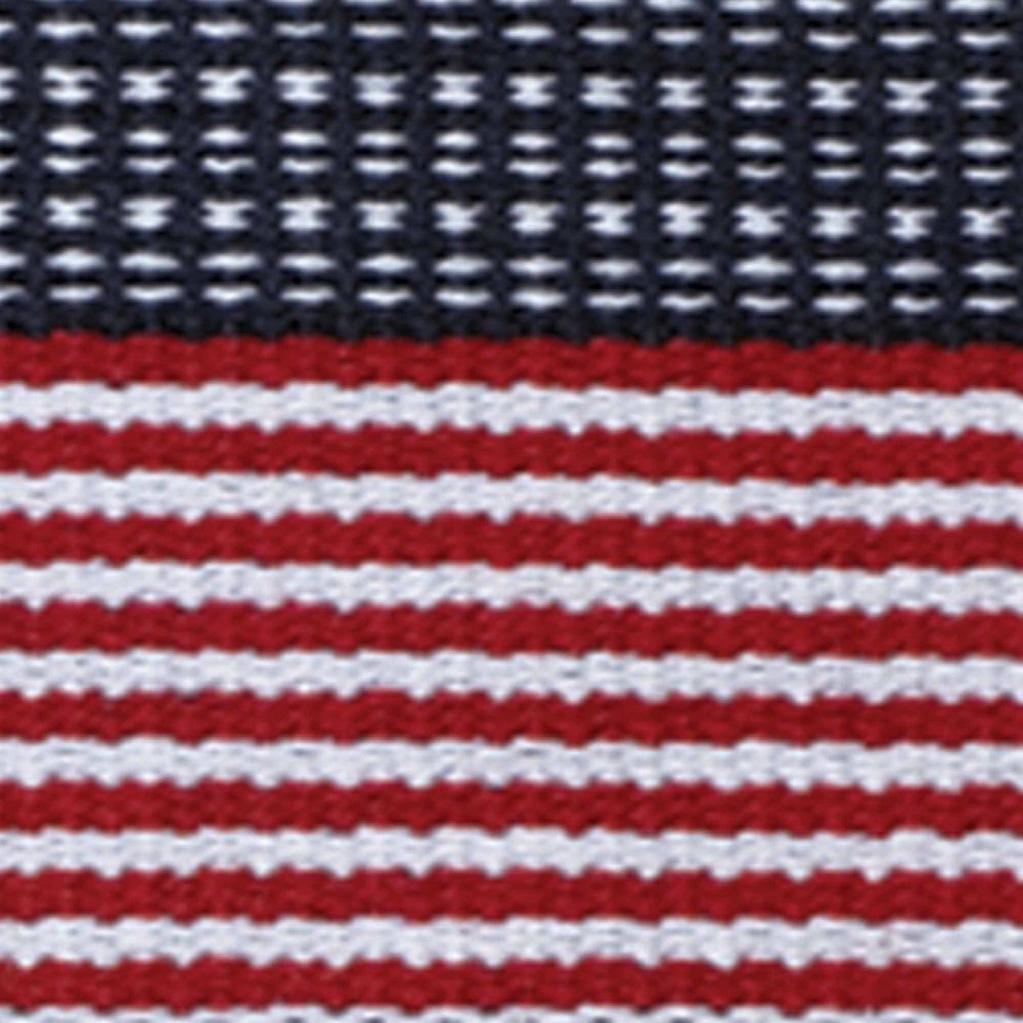 BELT, GAIT W/METAL BUCKLE STARS/STRIPES 60"