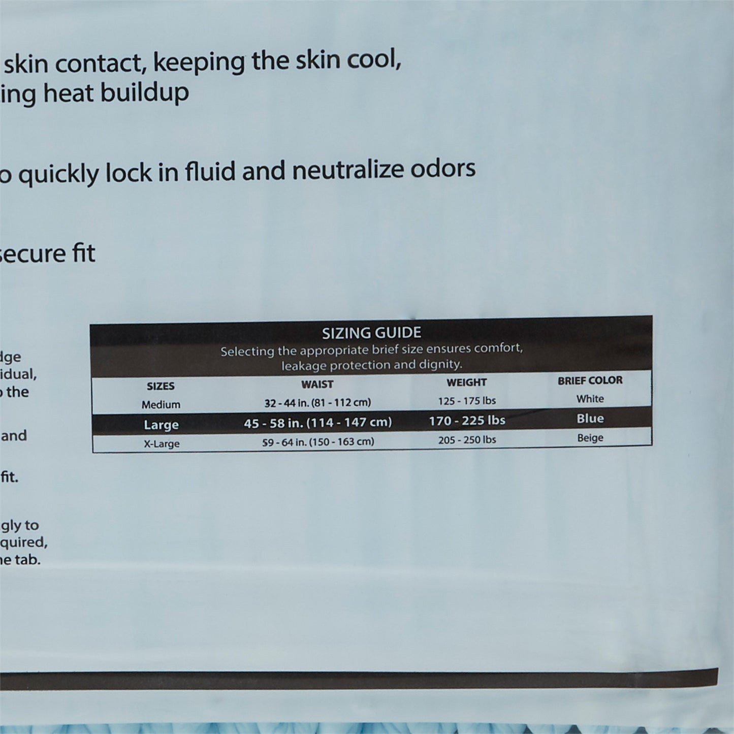 BRIEF, QUILTED SIMPLICITY ADLTLG (18/BG4BG/CS) KENICO