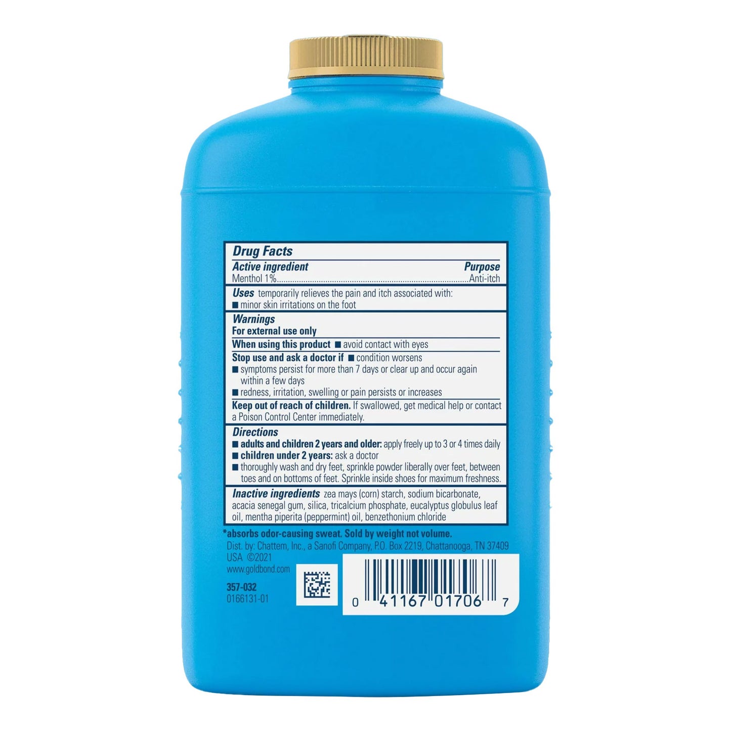 GOLD BOND, PDR FOOT MEDICATED MAXIMUM STRENGTH 4OZ
