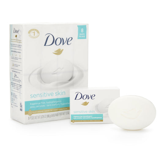 SOAP, BODY DOVE BAR UNSCENTED 4OZ (8/PK 9PK/CS)
