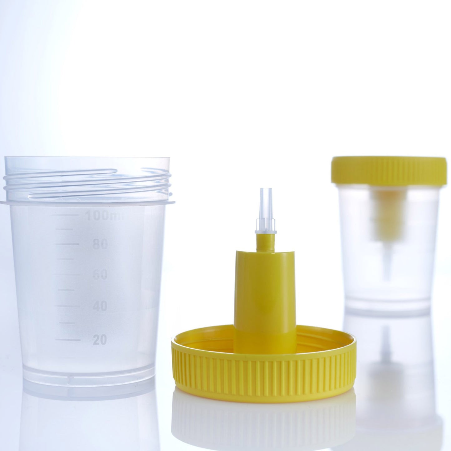 CUP, URINE STR W/INTEGRATED TRANSFER DEVICE (300/CS)