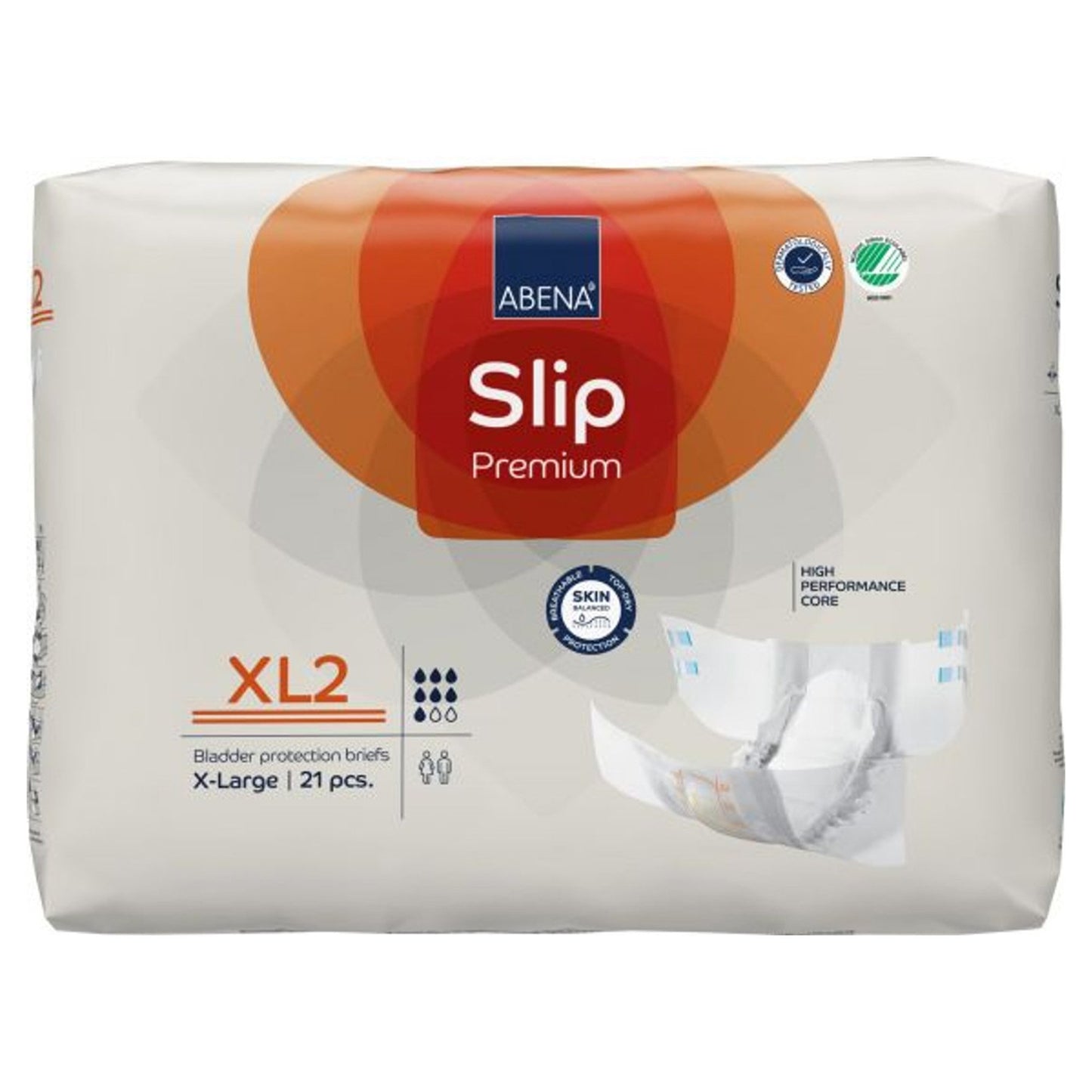 BRIEF, INCONT ABENA SLIP PREM ADLT XL2 XLG (21/PK 4PK/CS)