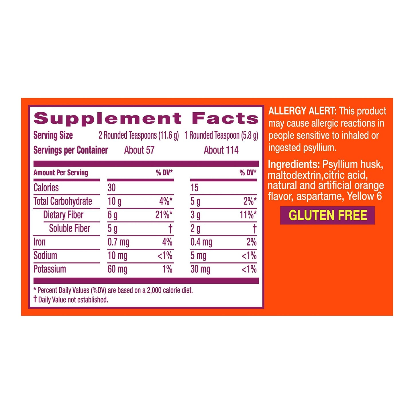 METAMUCIL, PDR SUG/FREE ORG 23.3OZ 114DOSE
