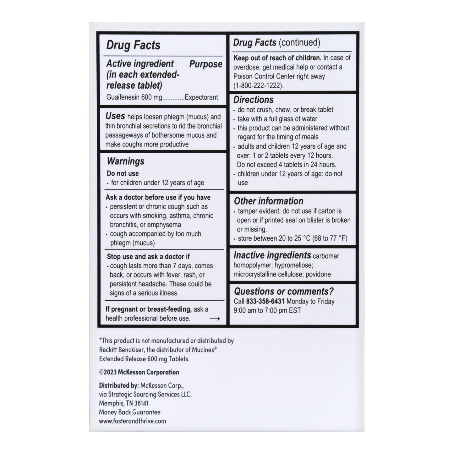 MUCUS RELIEF ER, TAB FT 600MG (40/CT)