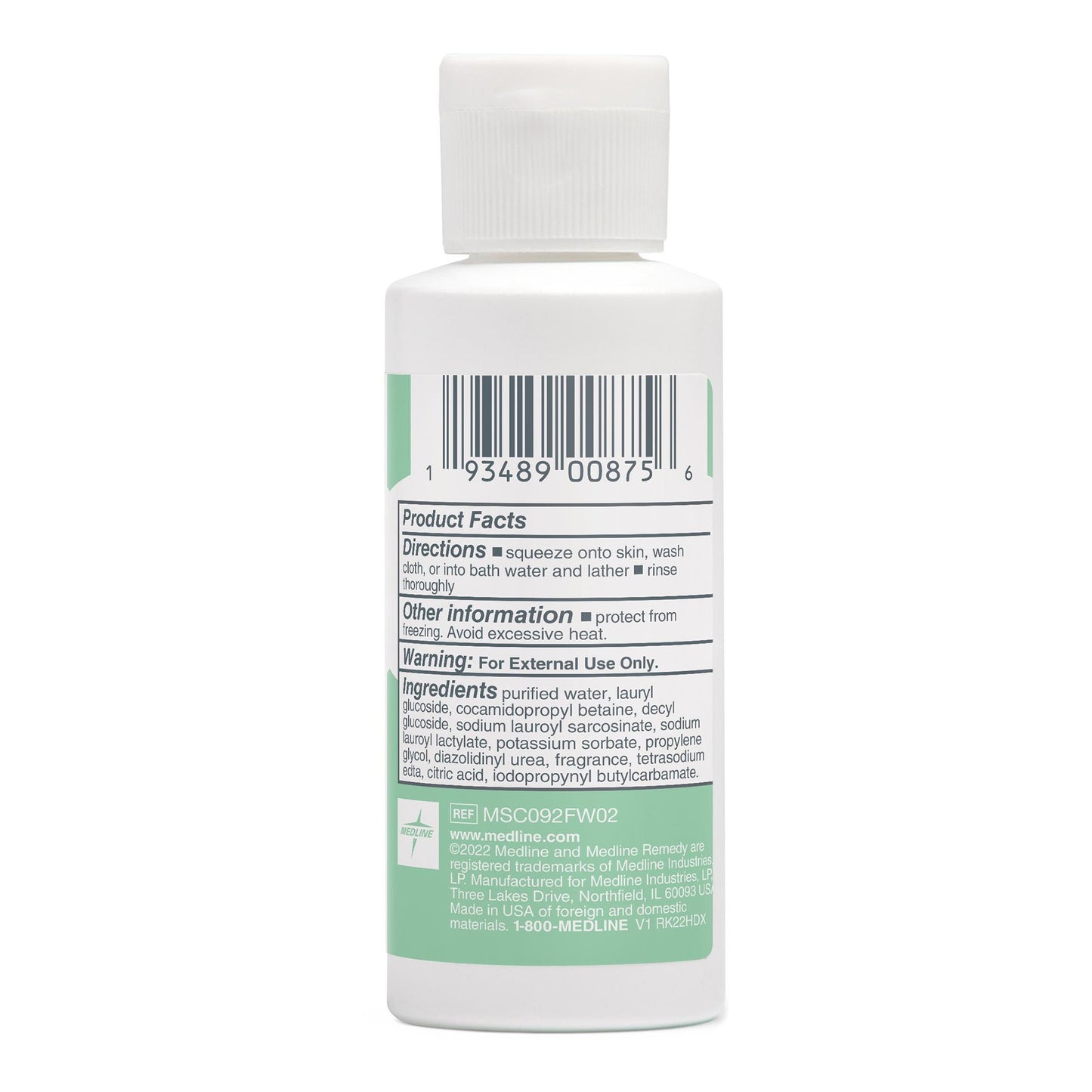 SHAMPOO/BODYWASH, REMEDY SCENTED 2OZ (144/CS)