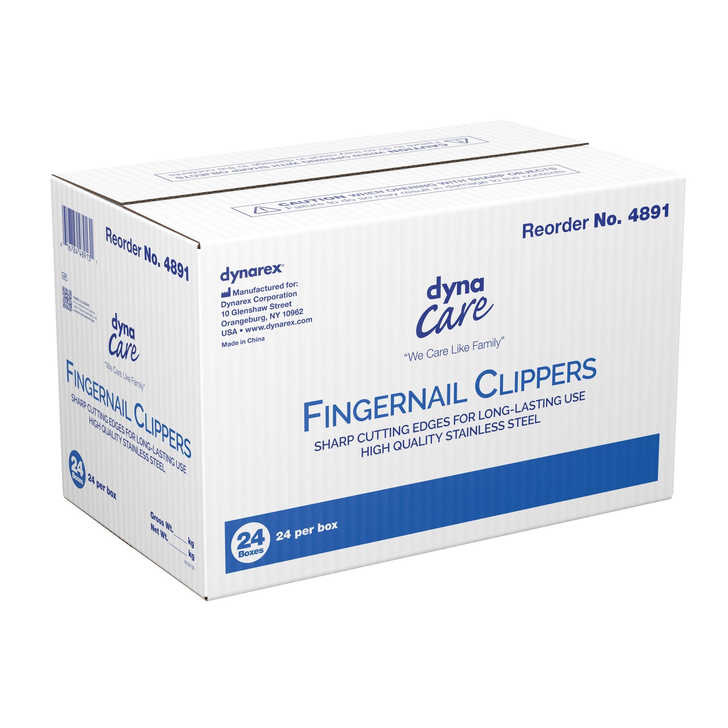 CLIPPER, FINGERNAIL W/FILE S/STL (24/BX 24BX/CS)