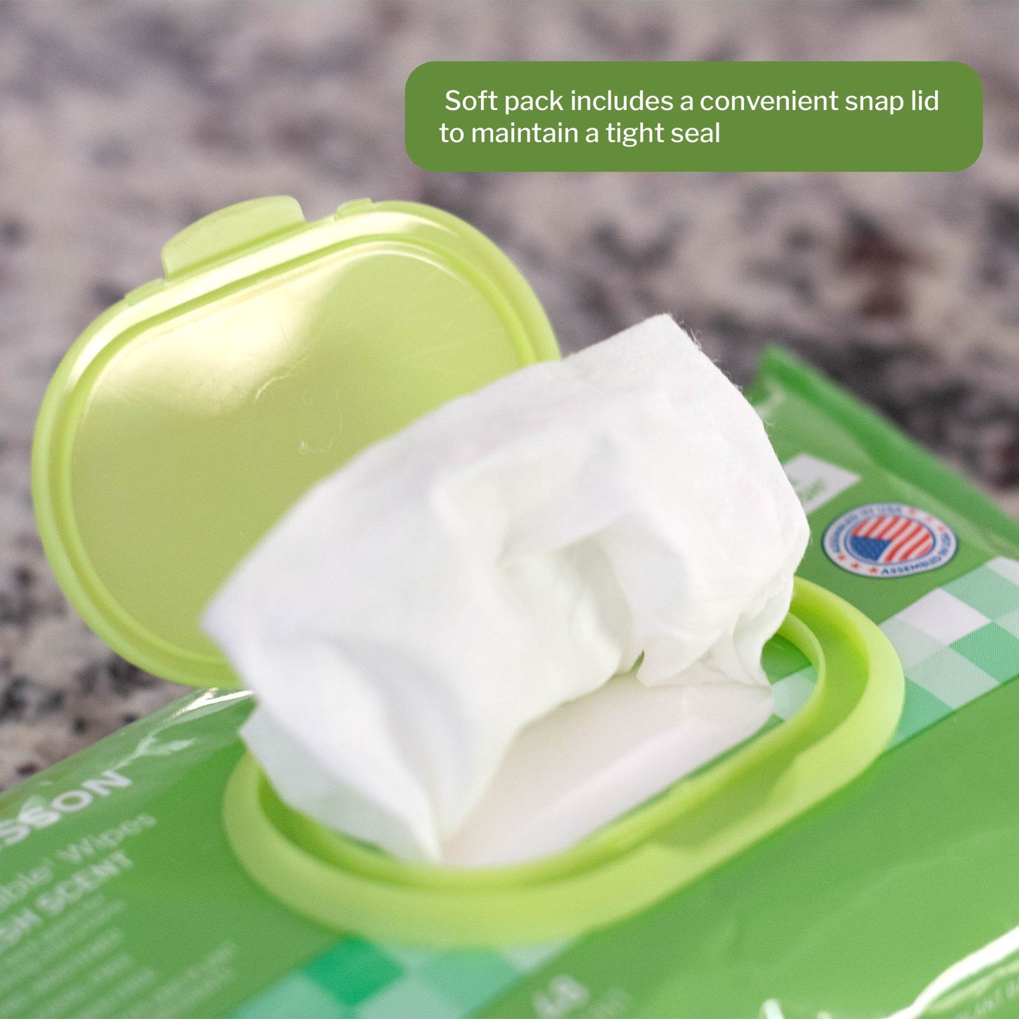 WIPE, WET FLUSHABLE XL SCENTEDSFT PK W/LID (48/PK 12PK/CS)