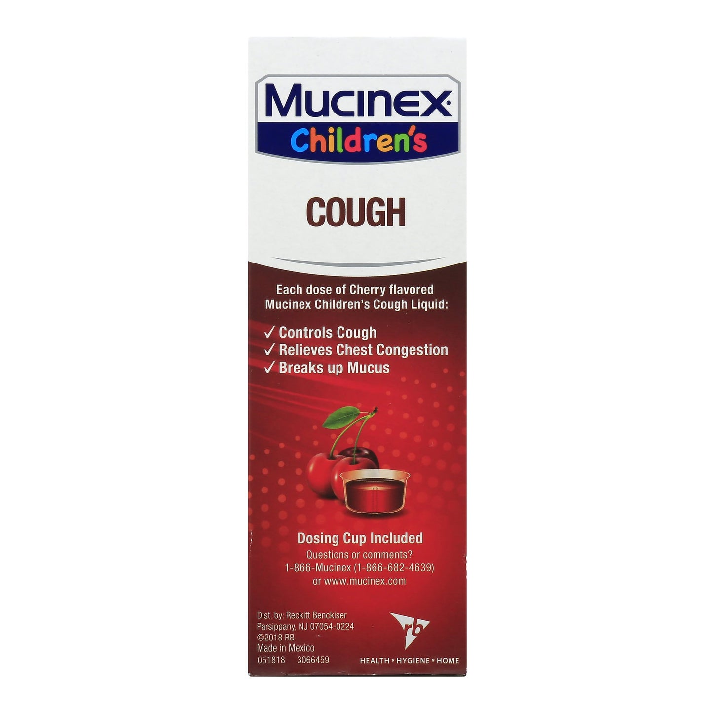 MUCINEX MAX, LIQ CHLD CHERRY 4OZ