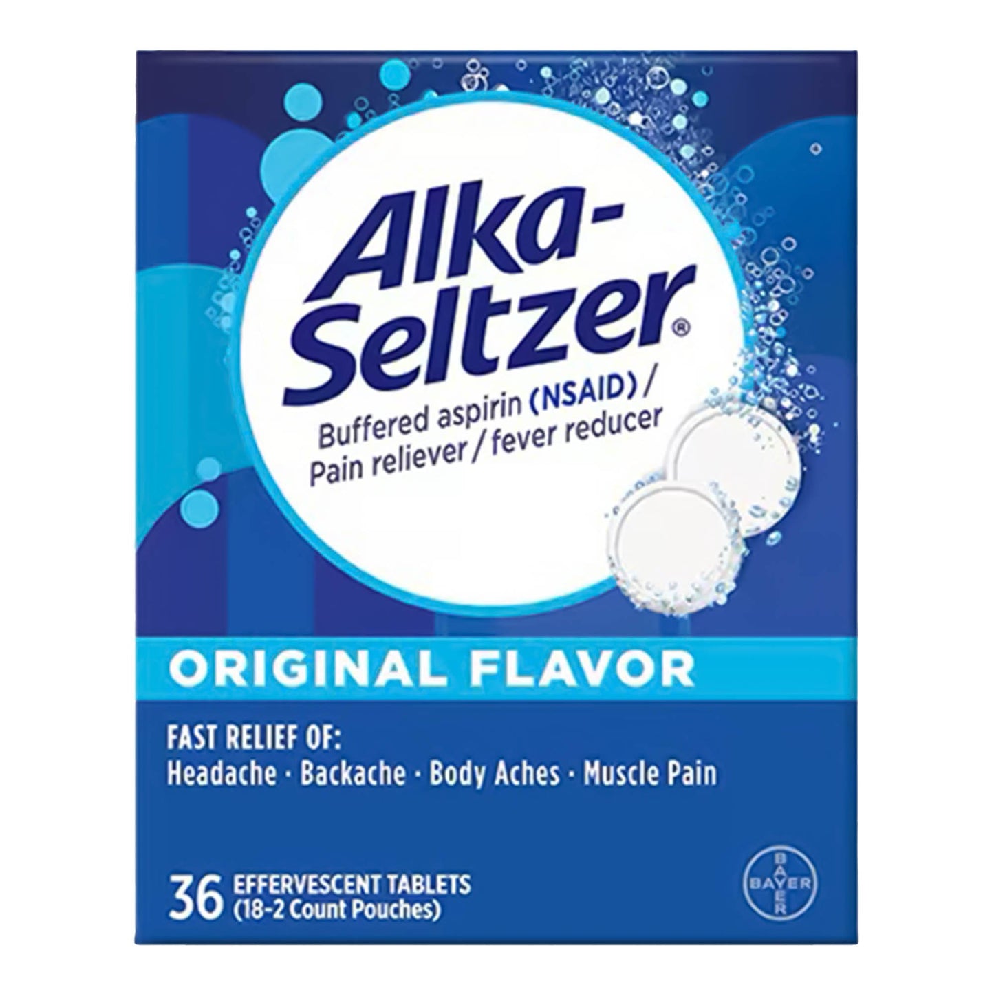 ALKA SELTZER, TAB EFF 324MG (36/BT)