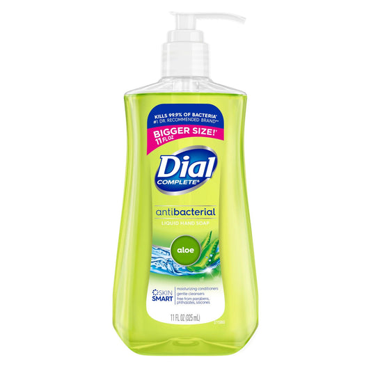SOAP, LIQ DIAL ALOE PUMP 11OZ